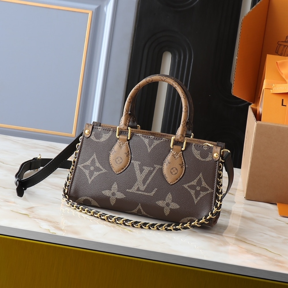 Alternative view of Louis Vuitton OnTheGo East West Chain Monogram Reverse Brown 25cm M14236