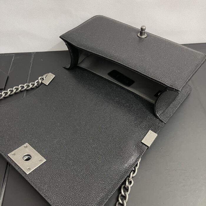 Chanel Boy Medium Handbag Black 25cm - Image 9