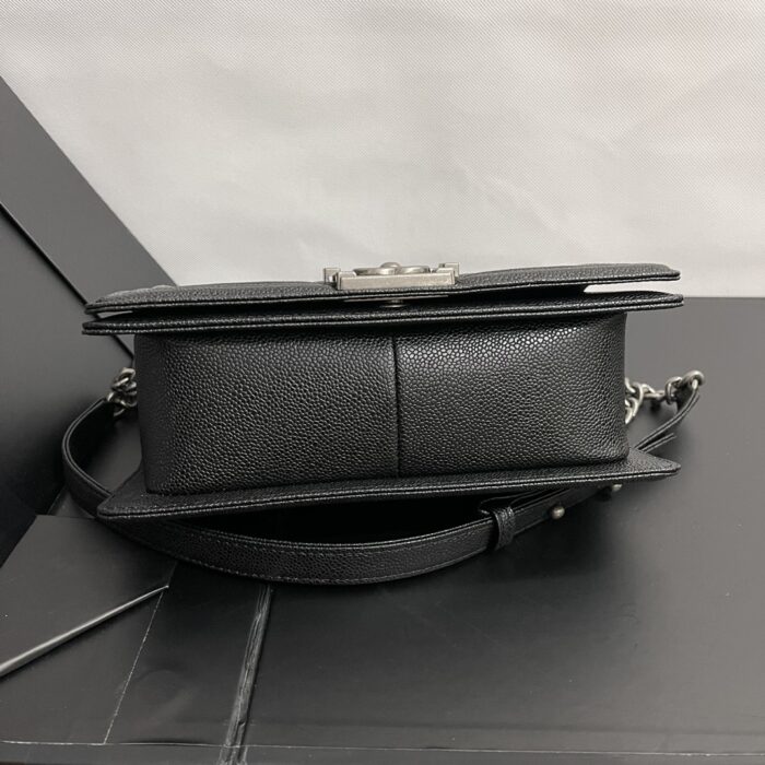 Chanel Boy Medium Handbag Black 25cm - Image 7