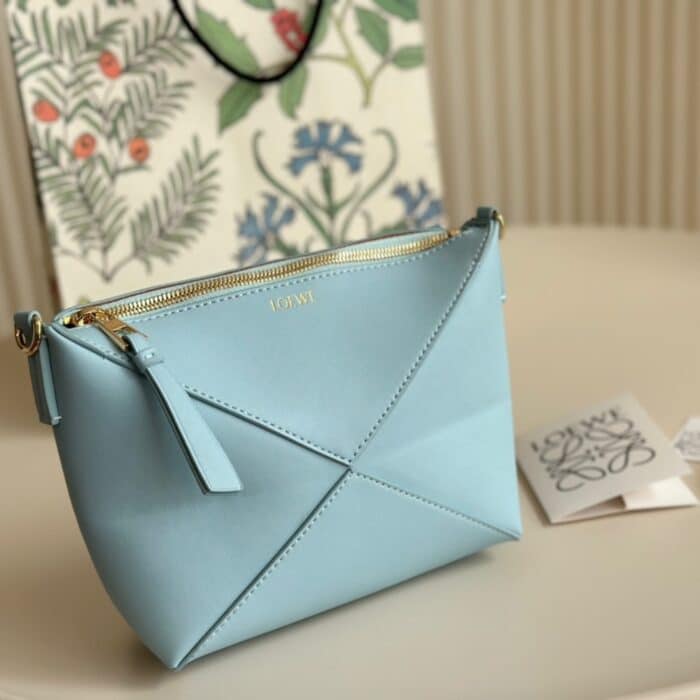 Loewe Puzzle Fold Pouch Blue Iceberg 19cm C510PT1X01 6005 - Image 2
