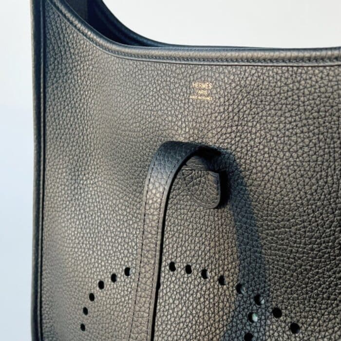 Hermes Evelyne 29 Clemence Black 29cm - Image 3