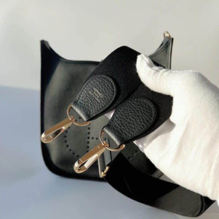 Hermes Evelyne 29 Clemence Black 29cm - Image 2
