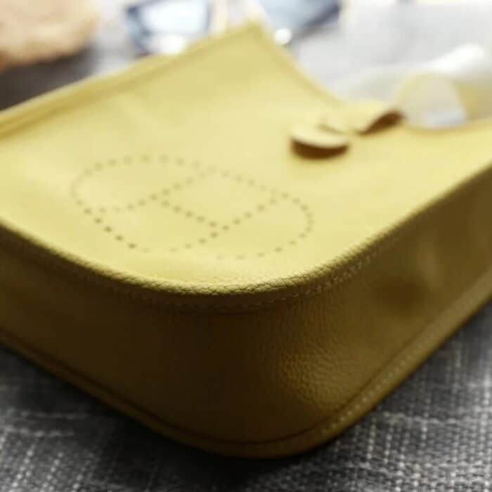 Hermes Evelyne Amazone Bag Lime 17cm - Image 4