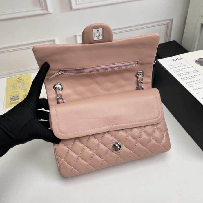 Chanel Classic Double Flap Bag Power Pink 25cm - Image 4