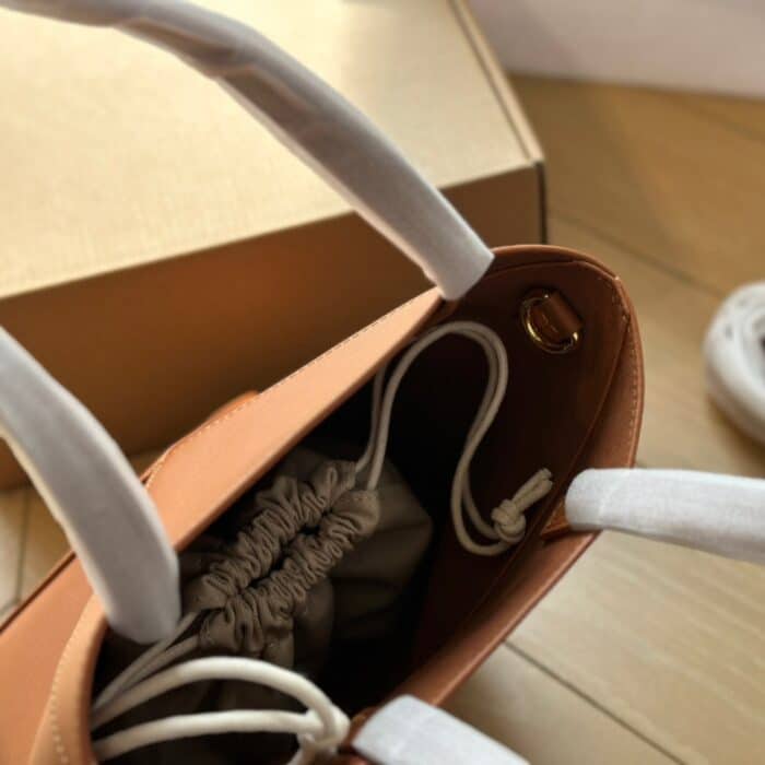 Loewe Mini Puzzle Fold Tote Warm Desert 17cm - Image 5