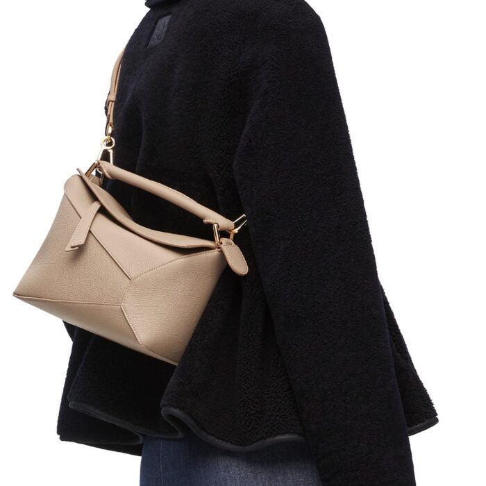 Loewe Small Puzzle Bag Sand 24cm A510P60X30 2150 - Image 6