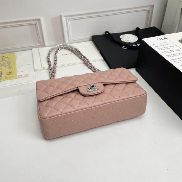 Chanel Classic Double Flap Bag Power Pink 25cm - Image 6