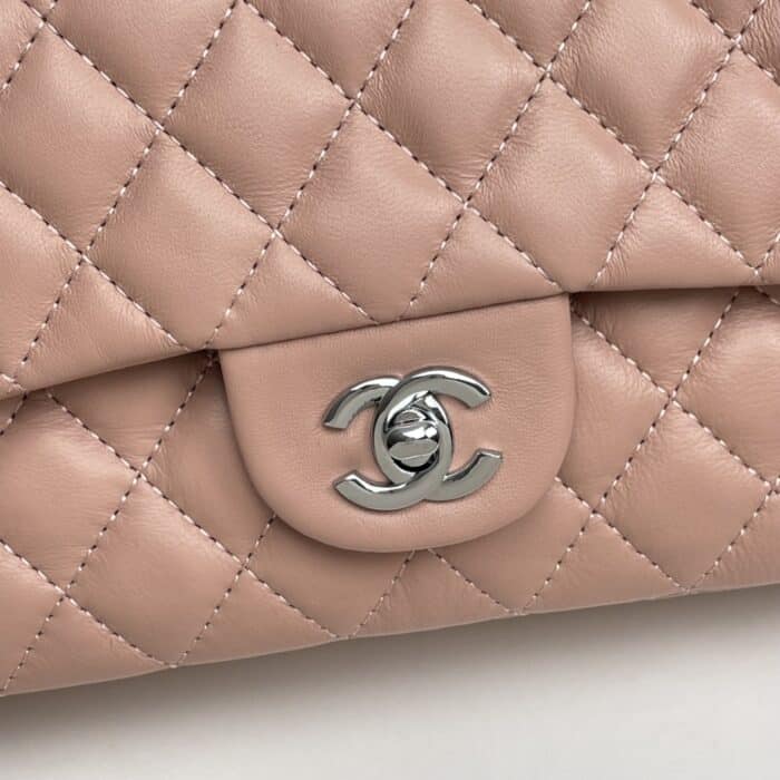 Chanel Classic Double Flap Bag Power Pink 25cm - Image 7