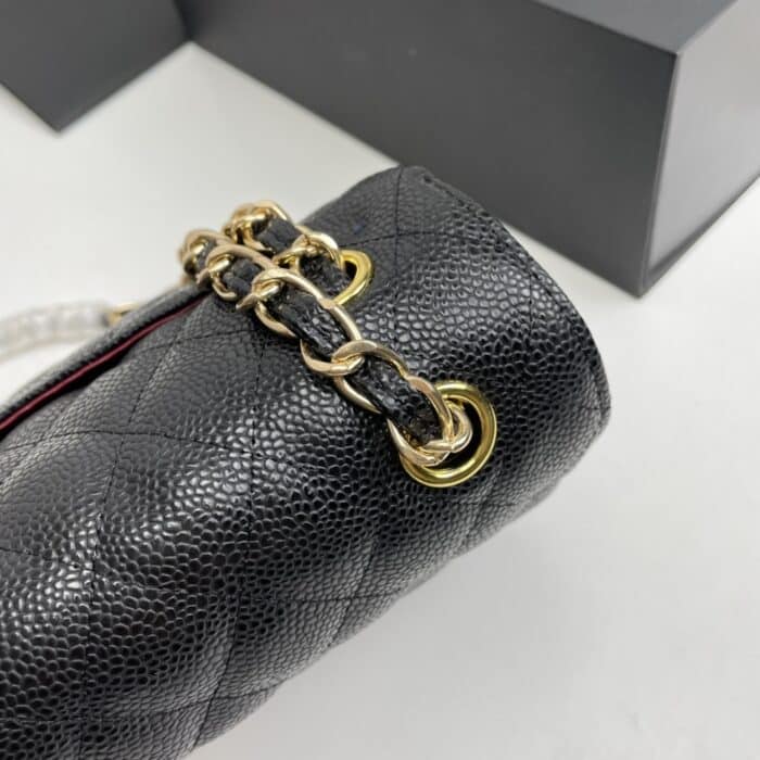 Chanel Classic Double Flap Bag Black 25cm A58600 Y01864 C3906 - Image 8