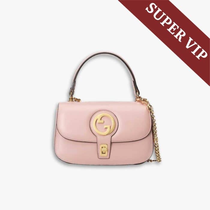 Gucci Blondie Top Handle Bag Light Pink 23cm 735101 UXX0G 6910