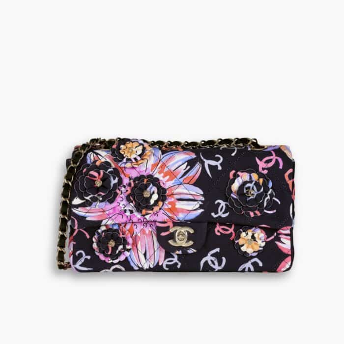 Chanel Classic Flap Bag Black 25cm AS4842 B16346 NX048