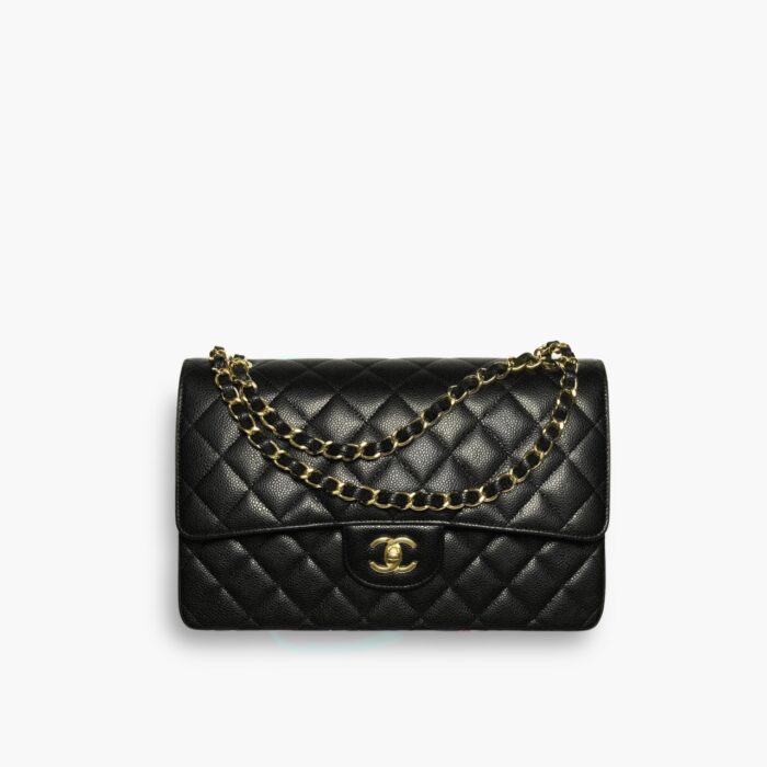 Chanel Classic Double Flap Bag Black 25cm A58600 Y01864 C3906