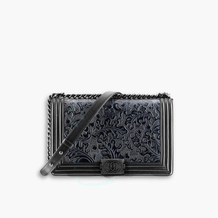 Chanel Medium Cordoba Boy Bag Black 25cm