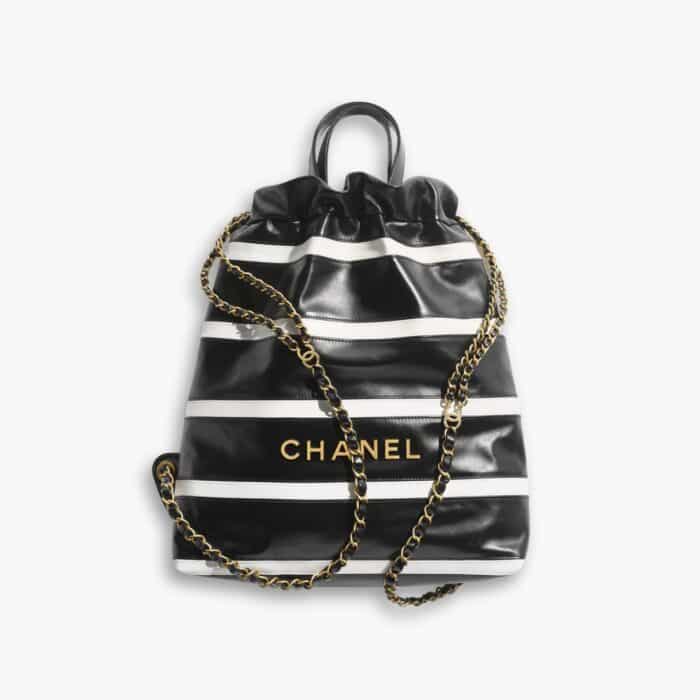 Chanel 22 Backpack Black And White 35cm AS3859 B16NY07735