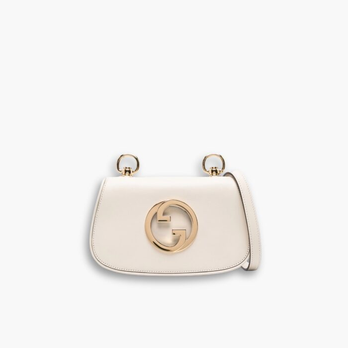Gucci Blondie Mini Shoulder Bag White 21cm 698643 UXXAG 9161