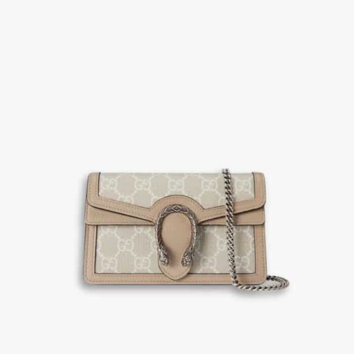 Gucci Dionysus Mini Bag Beige and White 16.5 cm 476432 UULBN 9683