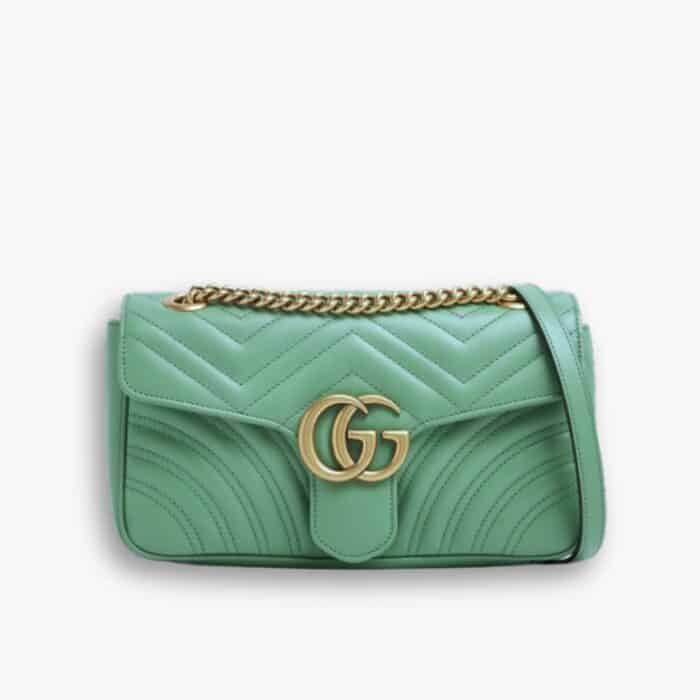 Gucci Marmont Bag Green 26 cm 443497 AABZC 3408