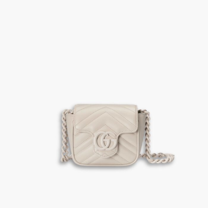 Gucci Marmont Belt Bag White 12.5 cm 739599 AABZL 9022