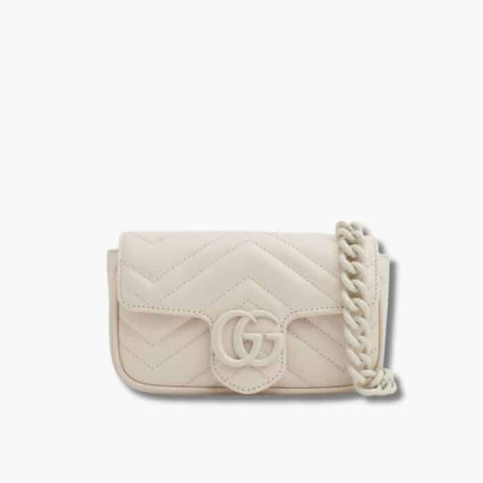 Gucci Marmont Bag White 16.5 cm 699757 UM8KV 9022