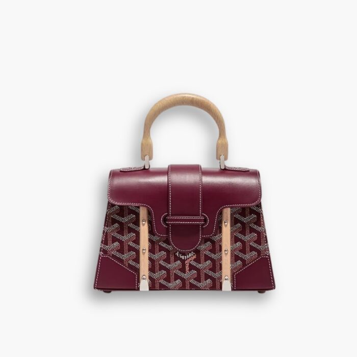 Goyard Saïgon Structuré Mini Bag Burgundy 21Cm