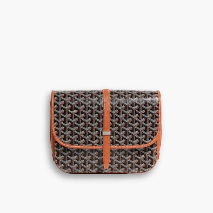 Goyard Belvedere MM Black And Tan 26CM