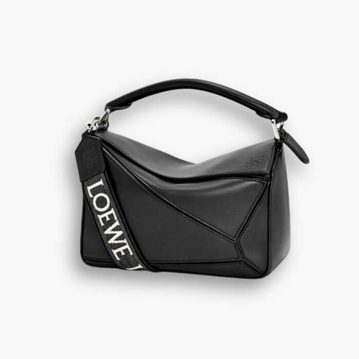 Loewe Small Puzzle Bag Satin Black 24cm A510S21XA9 1100