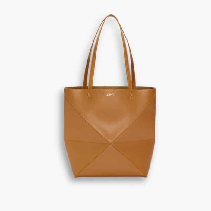 Loewe Medium Puzzle Fold Tote Warm Desert 25cm