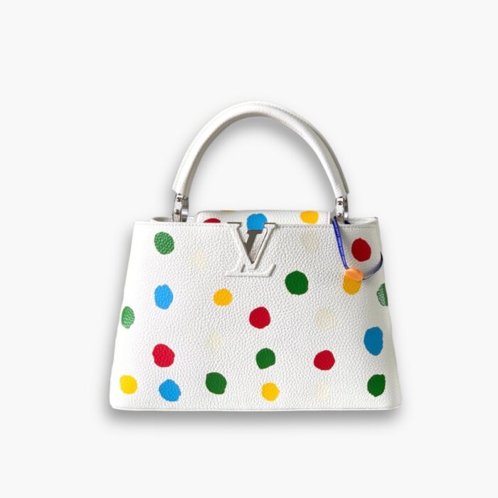 Louis Vuitton X YK Capucines MM 31.5cm White