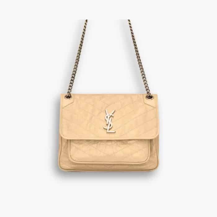 Saint Laurent Niki Medium In Vintage Beige 28cm