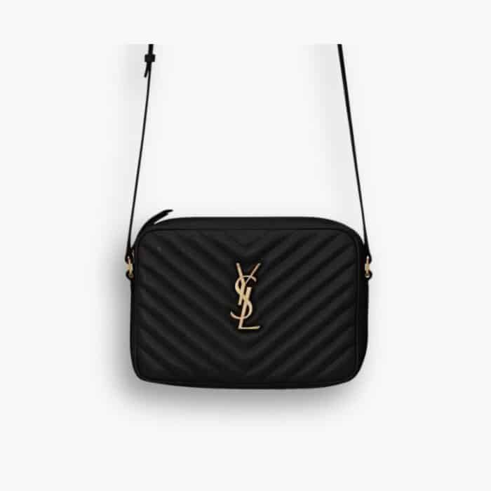 Saint Laurent Lou Camera Bag Black 23cm