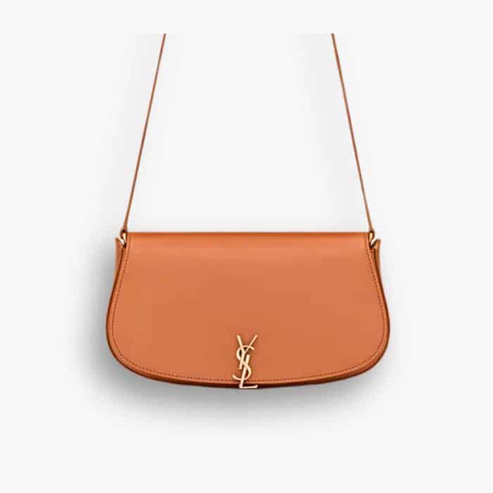 Saint Laurent Mini Voltaire In Box Orange 21cm