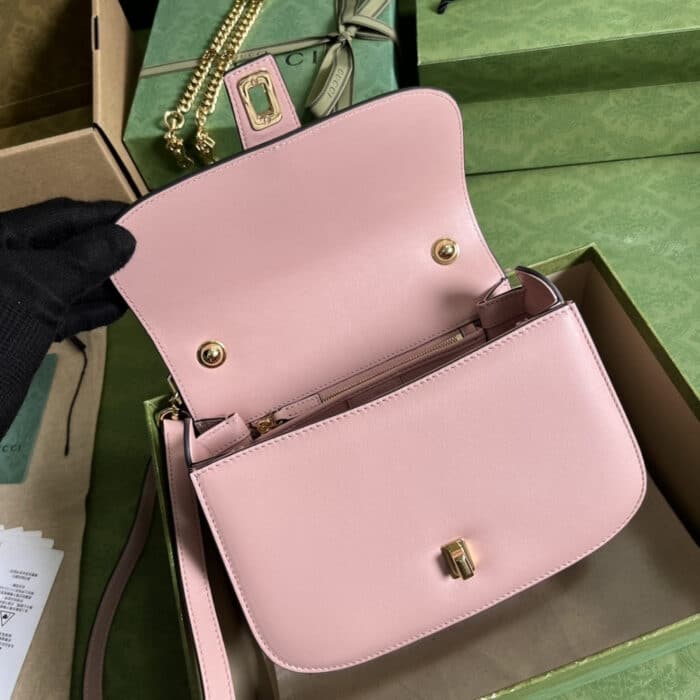 Gucci Blondie Top Handle Bag Light Pink 23cm 735101 UXX0G 6910 - Image 5