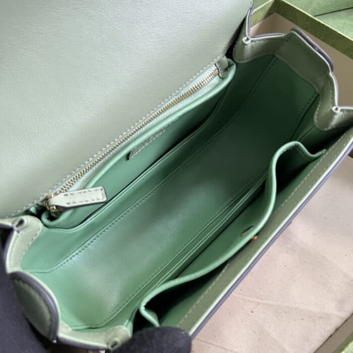 Gucci Blondie Top Handle Bag Light Green 23cm 735101 UXX0G 3408 - Image 6