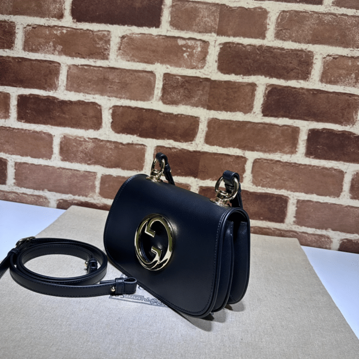 Gucci Blondie Mini Shoulder Bag Black 21cm 724645 UXX0G 1000 - Image 3