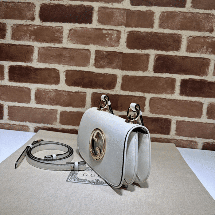 Gucci Blondie Mini Shoulder Bag White 21cm 698643 UXXAG 9161 - Image 8