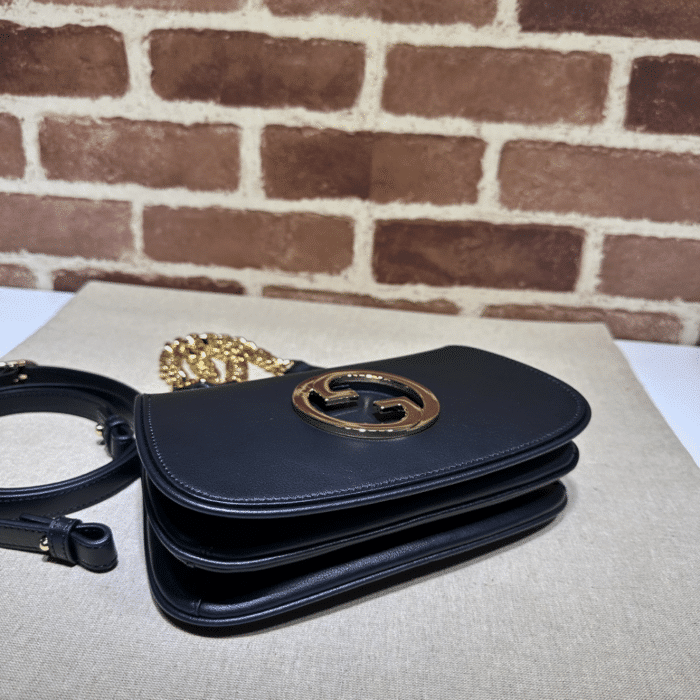 Gucci Blondie Mini Shoulder Bag Black 21cm 724645 UXX0G 1000 - Image 5