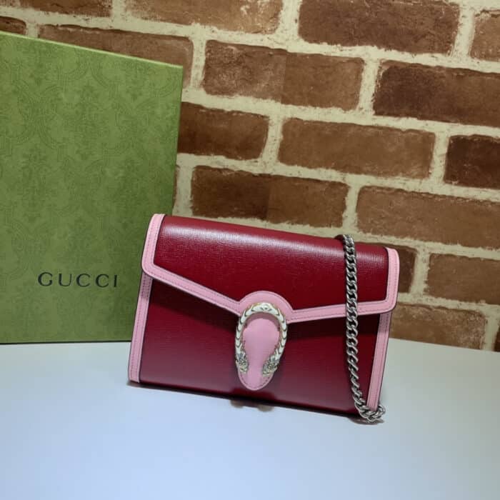 Gucci Dionysus Mini Bag Red 20 cm 476432 18YQX 6664 - Image 2
