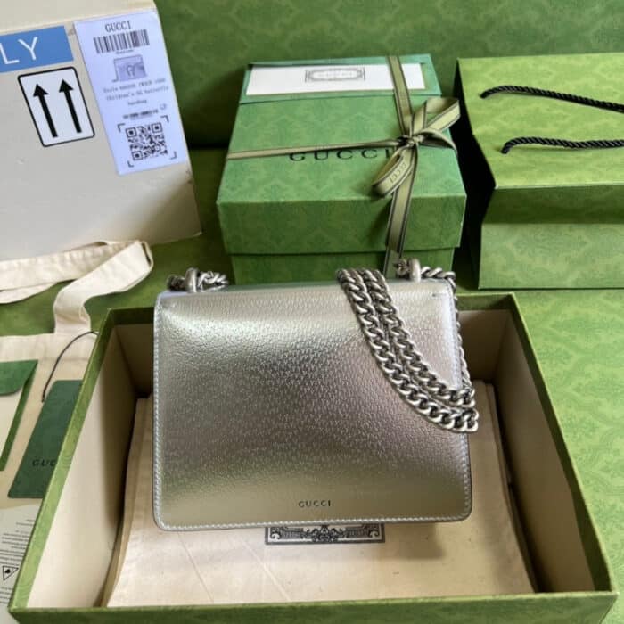 Gucci Dionysus Mini Bag Silver 20 cm 696804 1TRCN 1281 - Image 3