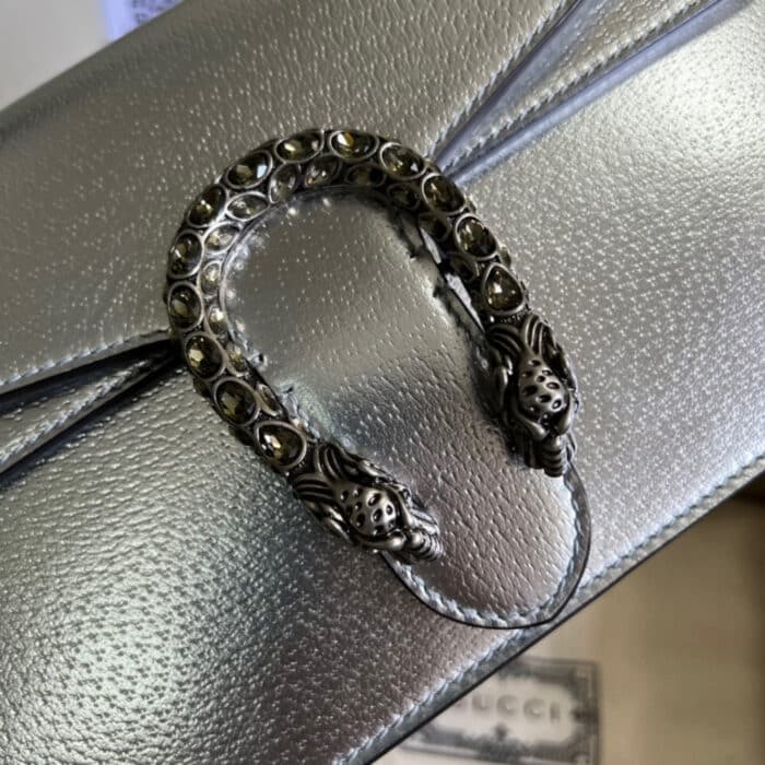 Gucci Dionysus Bag Silver 28 cm - Image 5