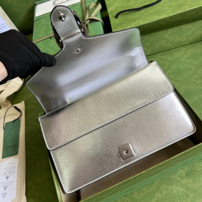 Gucci Dionysus Bag Silver 28 cm - Image 6