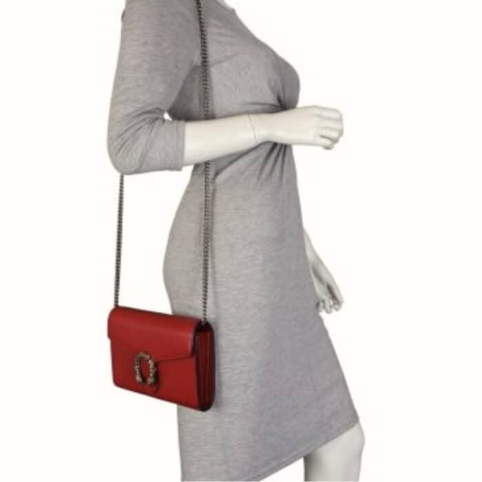 Gucci Dionysus Mini Bag Red 20 cm - Image 8