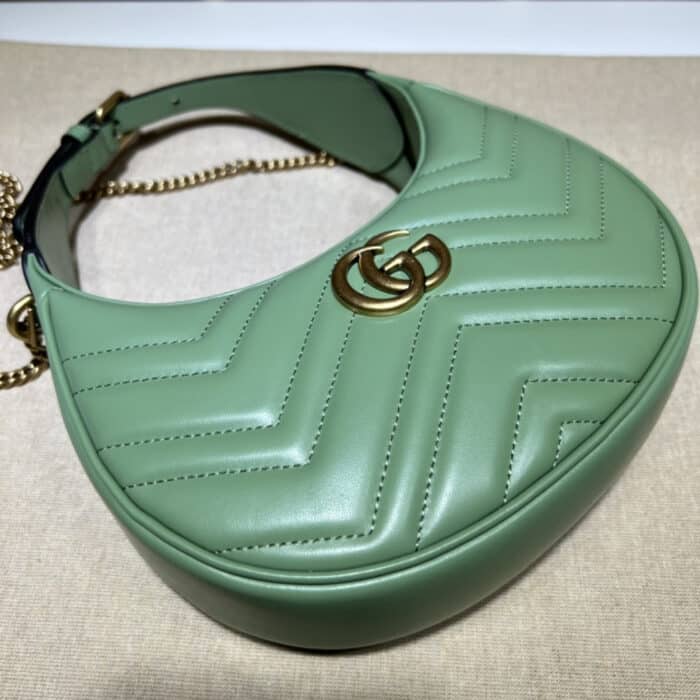 Gucci Marmont Mini Bag Green 21.5 cm 699514 AABZN 6707 - Image 5