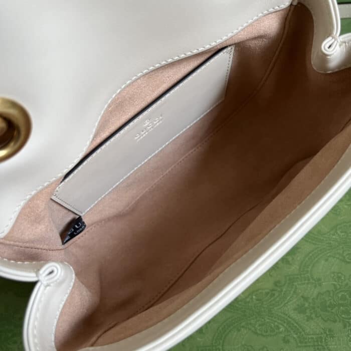 Gucci Marmont Mini Bag White 18cm 739682 AABZC 9022 - Image 8