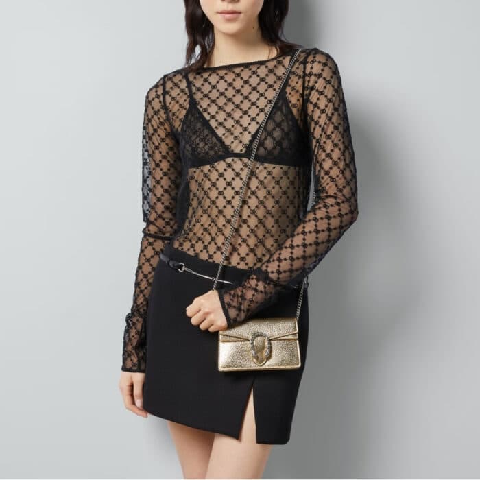 Gucci Dionysus Super Mini Bag Gold 16.5 cm 476432 1TRBN 8089 - Image 8