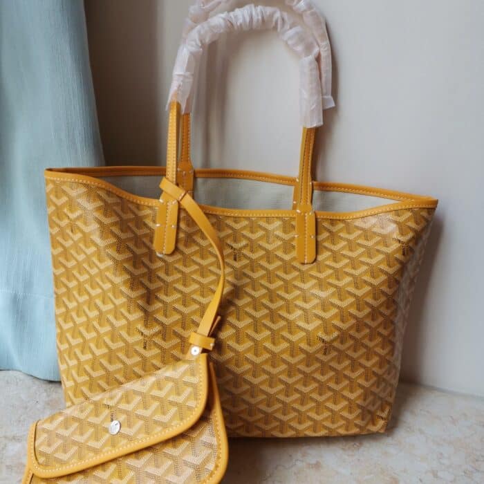 Goyard Saint Louis PM Bag Yellow 45Cm - Image 3