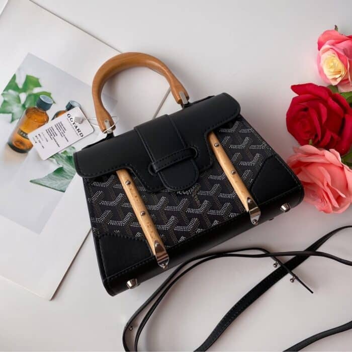 Goyard Saïgon Structuré Mini Bag Black 21Cm - Image 2