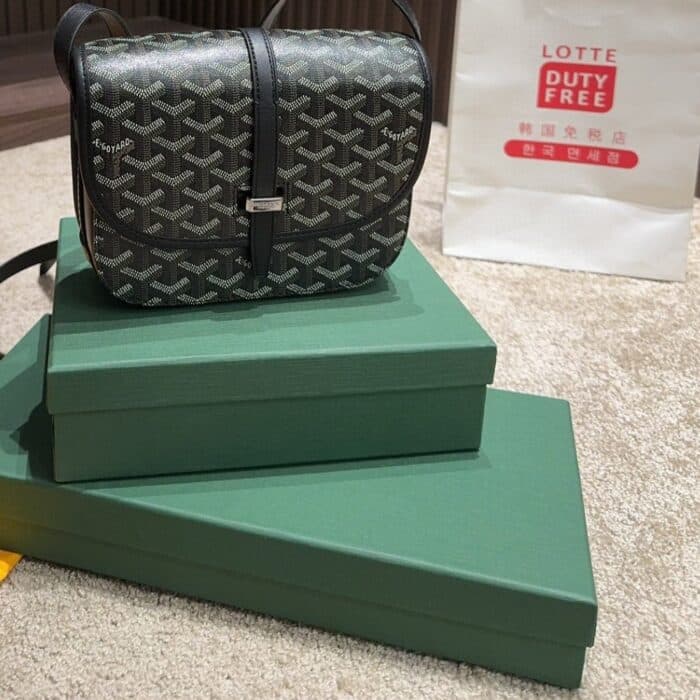 Goyard Belvedere PM Bag Black 19CM - Image 2