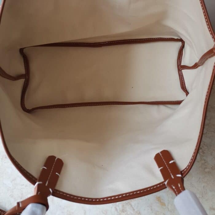 Goyard Saint Louis PM Bag Black And Tan 45Cm - Image 4
