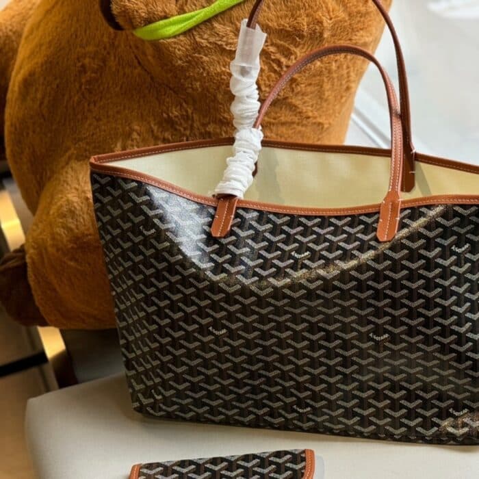 Goyard Artois PM Bag Black And Tan 34Cm - Image 3