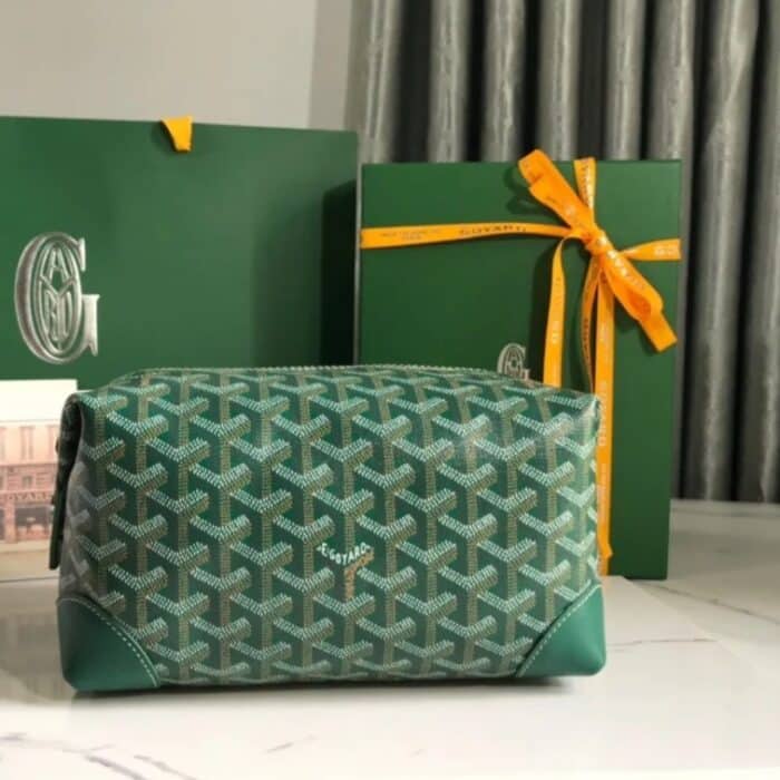 Goyard Bowling 25 Toiletry Green 24Cm - Image 3